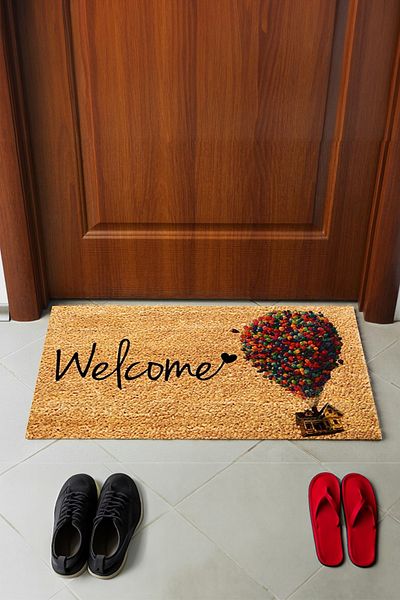 Mega Reyon Digital Printed Modern Decorative Jute Door Mat