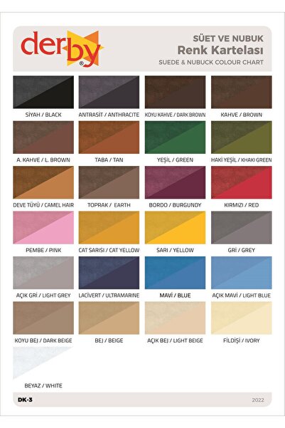 Derby Kırmızı Süet Ve Nubuk Deri Boyası 250 ml / Süet Nubuk Ayakkabı Boyası