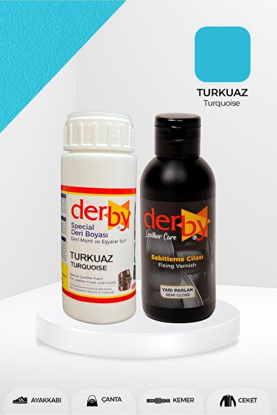 Derby Special Deri Boyası Ve Cilası 100 ml - 2'li Set / Mont Eşya Çanta Deri ...