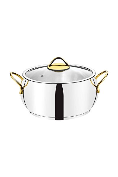 Evimsaray Şevval 8 Parça Tencere Seti Gold