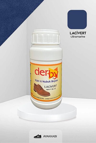 Derby Lacivert Süet Ve Nubuk Deri Boyası 250 ml / Süet Nubuk Ayakkabı Boyası