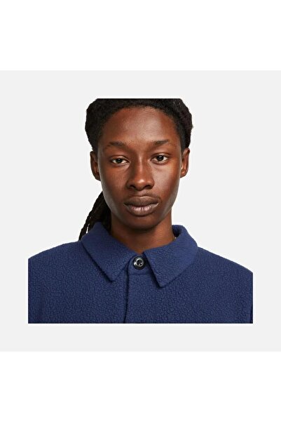 Nike Αθλητικά ρούχα Sports Utility Sherpa Ανδρικό μπουφάν με κουμπιά Πουκάμισο ξυλοκόπος Oversize Fd4334-410