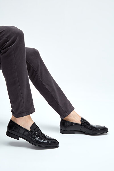 Tamer Tanca Мъжки мокасини от естествена кожа 183 26201 Erk Ayk Y23