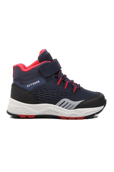 pepino 1391-p Navy μπλε-κόκκινες παιδικές μπότες εξωτερικού χώρου με φλις εσωτερικά
