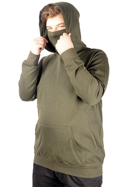 ModeXL Ανδρικό φούτερ - Mode XL, Plus Size, Khaki Arm Mask 21505