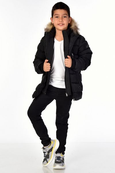 Benittokids Natural Fur Boy Coat 51248
