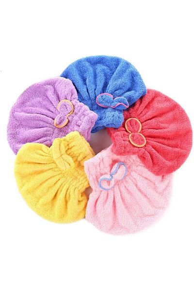 mrtbilisim Multifunctional Hair Cap Wet Hair Drying Cap Hair Towel Compatible with All Hair Microfiber Cap