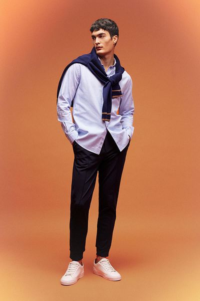 DeFacto Modern Fit Oxford Long Sleeve Shirt A7807ax23au