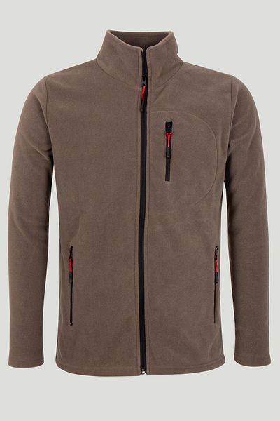 COMBİNE MİCHAİL Dark Khaki Color Zippered 3 Pockets Polar 1209 - Dark Khaki