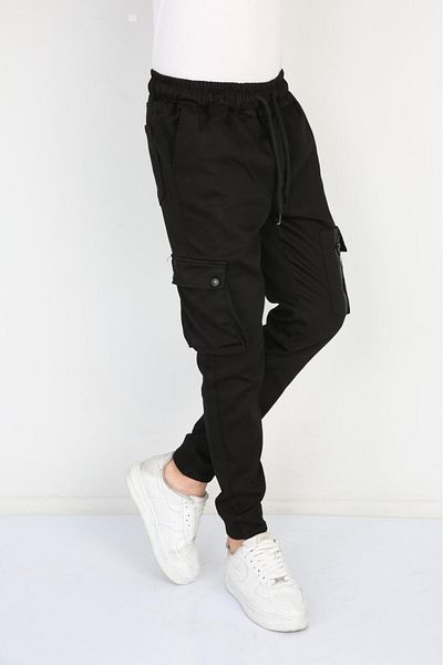 Pina Kids Boy's Cargo Trousers Canvas Lycra Pocket
