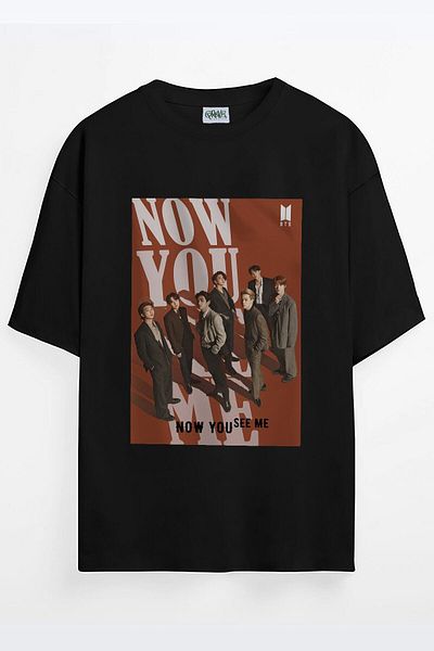 Grove Fashion تي شيرت كبير الحجم مطبوع للجنسين من Now You See Me
