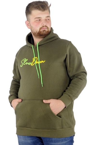 ModeXL Ανδρικό Sweat Kapson - Mode XL, Slow Down 22564, Χακί