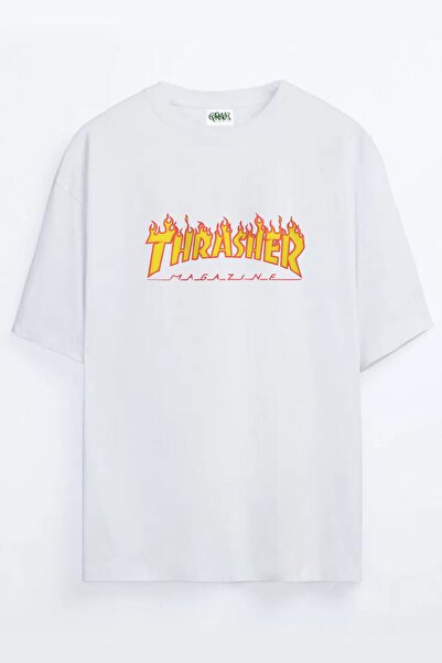 Grove Fashion تي شيرت مطبوع للجنسين من Trasher