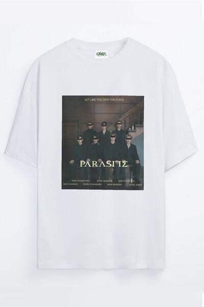 Grove Fashion Bts Army Parasite Printed Unisex Oversize T-shirt
