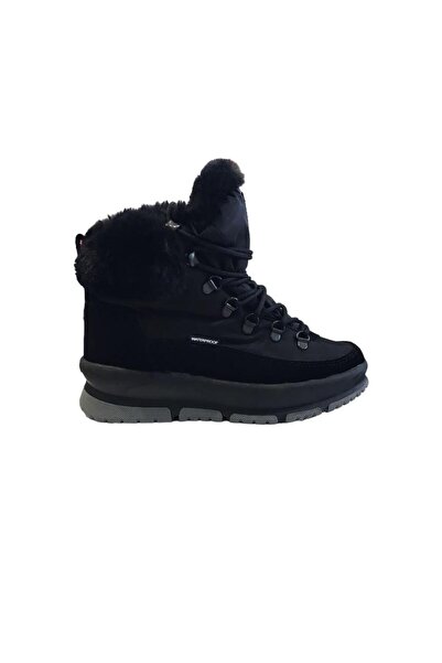 BUCKHEAD Elf Waterproof Kadın Kürklü Bağcıklı Kar Botu 1125