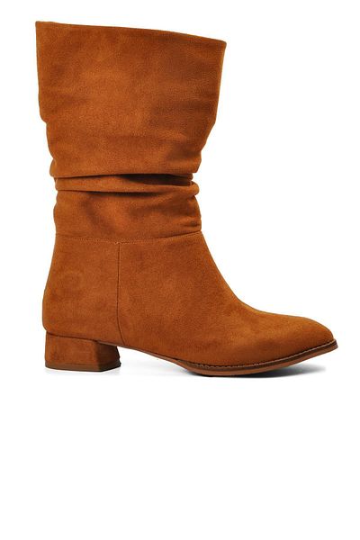 Park Moda Γυναικείες μπότες Ayakmod K04 Tan Suede