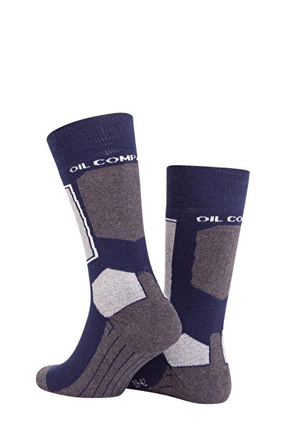 OIL COMPANY Чифт от 6 термо чорапи, тъмносини унисекс, Ocs008