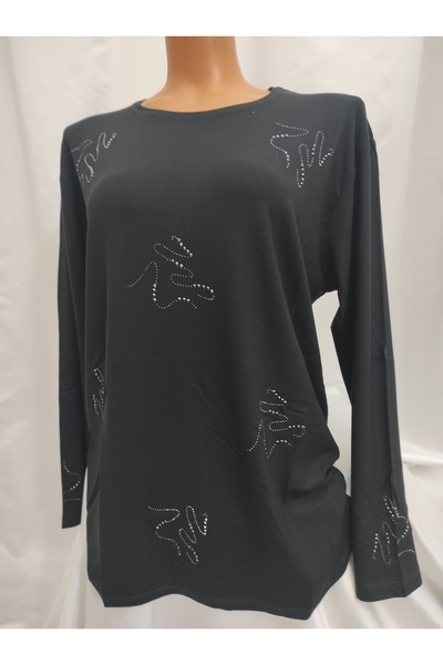 DİLEĞİM BUTİK BÜYÜK BATTAL MEVSİMLİK TRİKO BLUZ