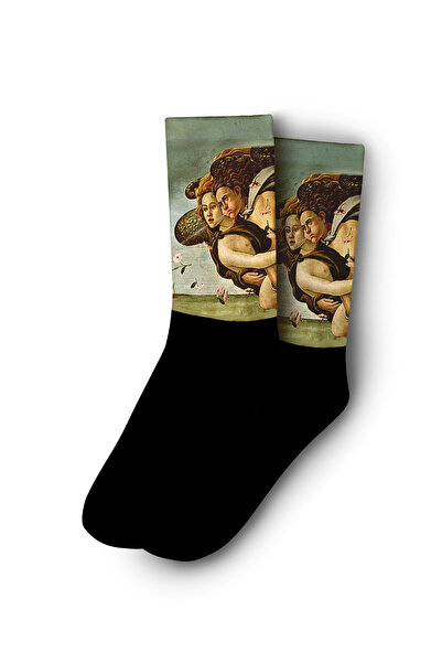 Genel Markalar The Birth of Venus Çorap - Venüsün Doğuşu - Boticelli - Unisex
