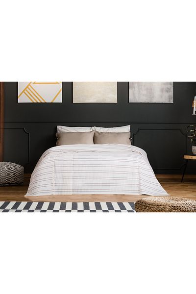 LUFA HOME Striped Cotton Double Pique