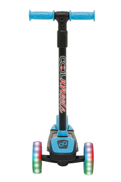 Furkan Toys سكوتر Coolwheels Twist 3+ Age مضاء بثلاث عجلات - أزرق