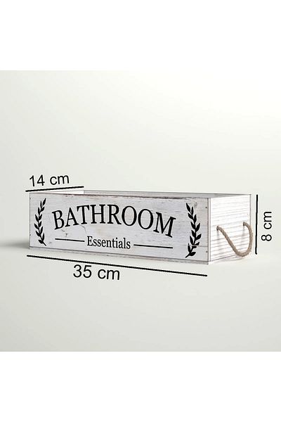 temamall Wooden Organizer Box, 35x 14 cm