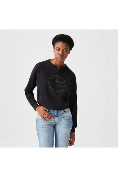Converse sweatshirt deals black