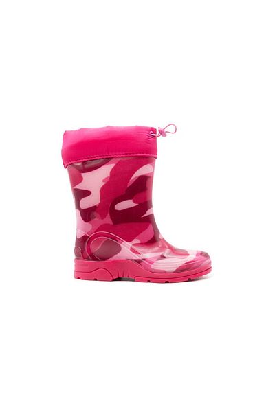 ARISAN Παιδικές μάλλινες Miflon Pink Camouflage Αδιάβροχες μπότες βροχής
