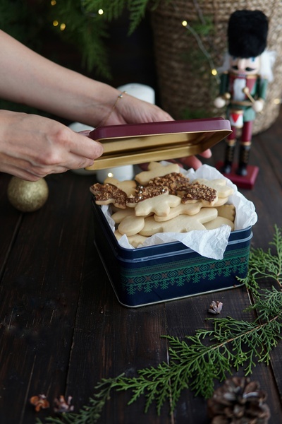 EVLE Yılbaşı Temalı 2'li Dekoratif Metal Kutu Seti, Young Soldier Erb521r