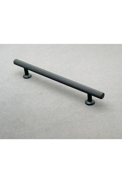 KOLDOOR Mobilya Dolap Kulpu Mutfak Çekmece Kulpu Çizgili Dal Siyah 160 Mm ( 1...