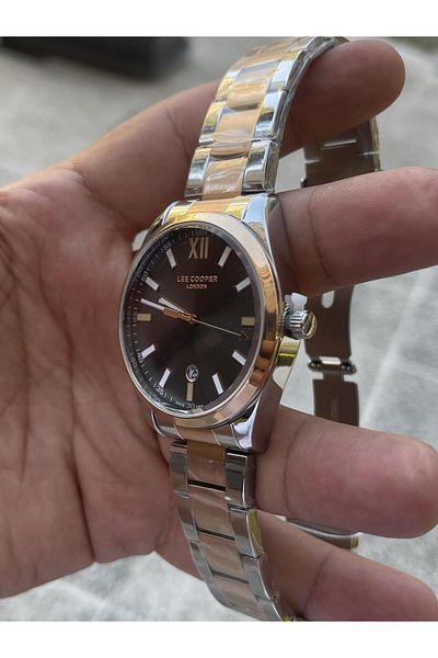 Lee Cooper Steel Unisex Wristwatch with Bracelet Lcr.lmg.7101.560