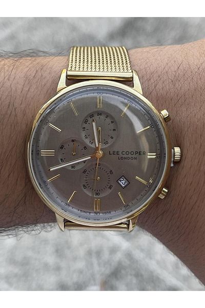 Lee Cooper Mesh Steel Cord Men's Wristwatch Lcr.lmg.07315.160