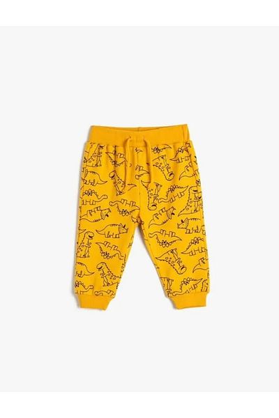 Koton Baby Boy Sweatpants Mustard 4wmb40055tk