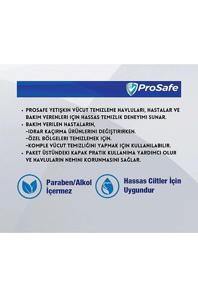 PROSAFE Adult, Patient Body Cleaning Towel 4 PACK 192 Pcs