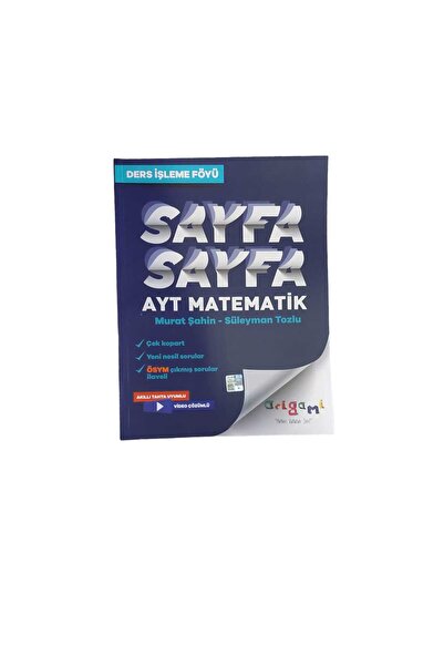 Tammat Yayıncılık Origami AYT Matematik Ders İşleme Föyü
