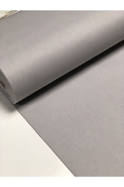 FAAL Gray Poplin Fabric Soft Double Sheet and Pillowcase