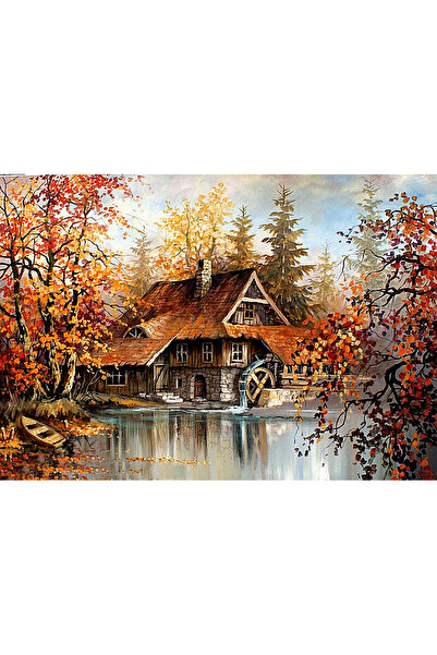 Aden MANZARA YAĞLIBOYA KANVAS TABLO