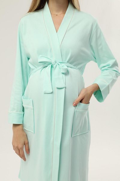 LİKAPA Interlock Maternity Long Sleeve Dressing Gown 1356