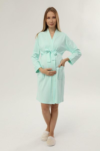 LİKAPA Interlock Maternity Long Sleeve Dressing Gown 1356