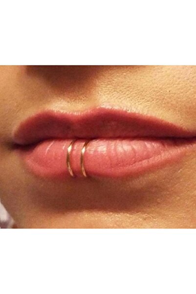 Piercing Market Steel & Silver Deliksiz Sıkıştırma Unisex Fake Dudak Burun Kulak Kıkırdak Septum 316l Cerrahi Çelik Ear Cuff Küpe