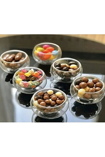 M Mimoza Park وعاء صغير مزدوج الجدار سعة 6 لتر للصلصات والحلويات والوجبات الخ...