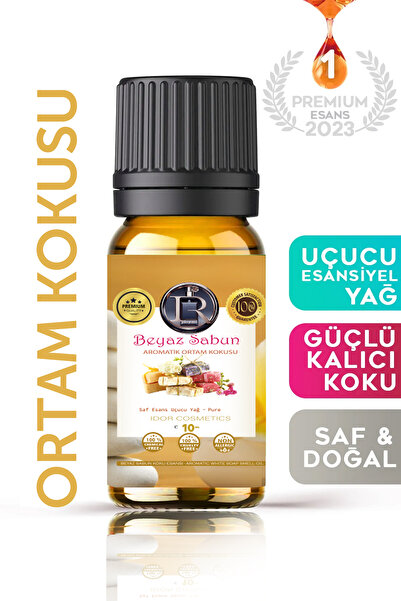 IDOR COSMETICS Beyaz Sabun Saf Esansiyel Uçucu Yağ Buhurdanlık Yağı Difüzör E...