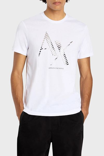 Armani exchange deals t shirts white
