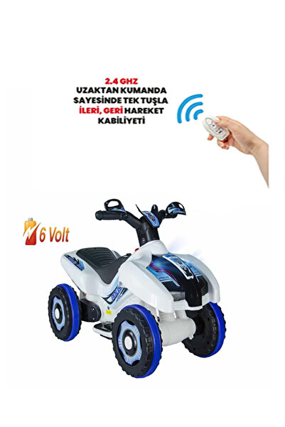 UJ Toys Kumandalı Akülü Araba 6 Volt 2-4 Yaş