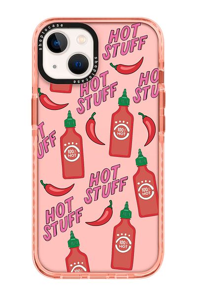 shoptocase حافظة هاتف بتصميم وردي متوافق مع هاتف iPhone 15/14/13
