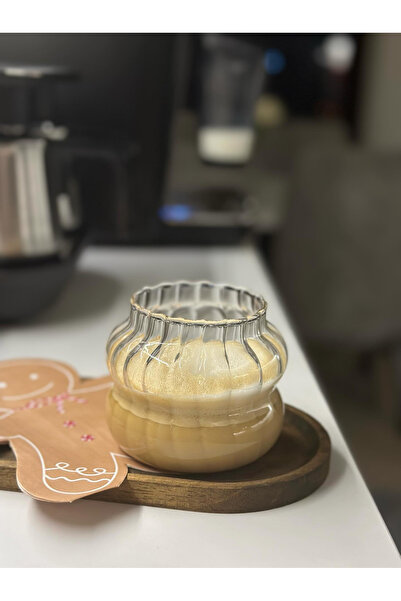 KÜÇÜK EW 1 Piece Midi Scandinavian Style Heat Resistant Borosilicate Twist Style Glass | Coffee And Presentation Glass