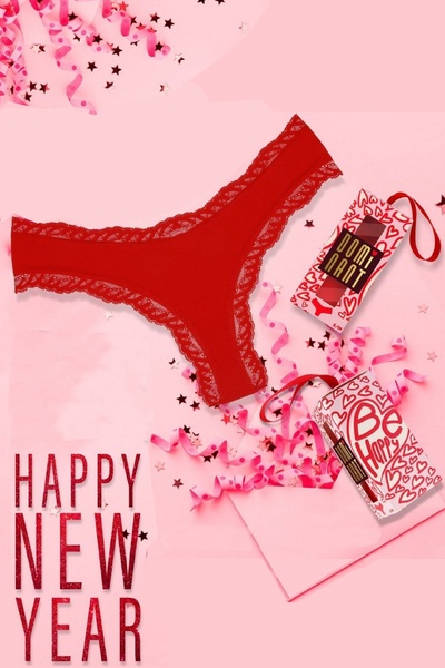 Dominant Yılbaşına Özel Brazilian Kadın Kırmızı Tanga