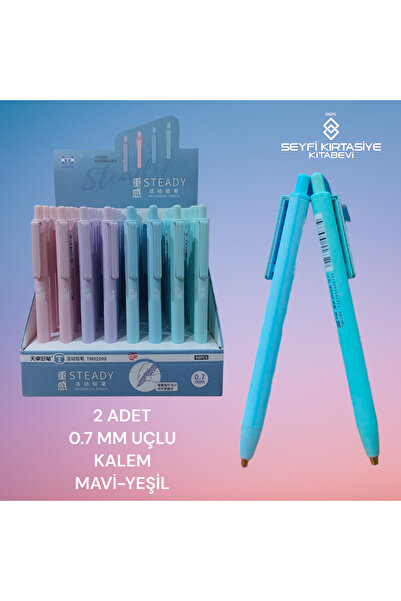 SEYFİKİRTASİYE قلم برأس متنوع 0.7 ملم 2 قطعة TM-2900