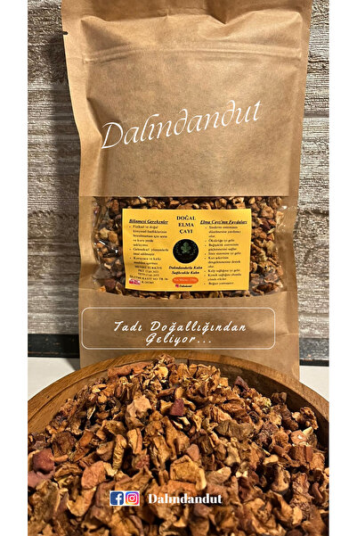 Dalındandut Yeni Mahsül Doğal Kurutulmuş Organik Elma Çayı 250gr