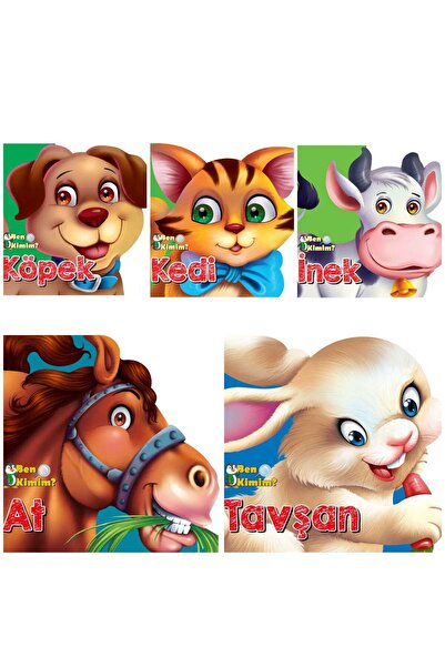 Parıltı Yayıncılık Ben Kimim ? Hayvanlar Serisi 5 Kitap +2 Yaş Kitap Seti